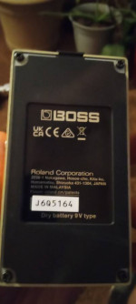 Boss SD 1 overdrive pedal