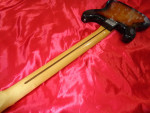 Vintage 1983 Squier Japan SQ Bullet 34 Bass Guitar Sunburst.