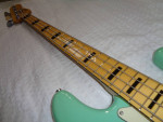2018 Squier Classic Vibe 70's Precision Bass Guitar China Surf Green.