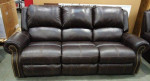 NEW BERKLINE LEATHER RECLINING COUCH SOFA