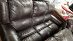 NEW BERKLINE LEATHER RECLINING COUCH SOFA