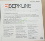 NEW BERKLINE LEATHER RECLINING COUCH SOFA