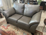 Leather Sofa and Loveseat