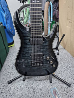 Schecter Hellraiser hybrid 7 string electric guitar