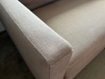 Room & Board Jasper Sofa, 86” in Pelham Taupe Weave w/ Walnut tapered