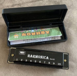Brand New Harmonica still in box. Very Nice Sound. Great Gift!