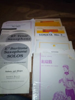 Saxophone play along books