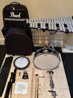 Pearl snare drum xylophone kit