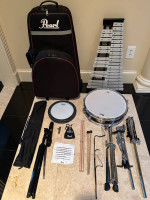 Pearl snare drum xylophone kit