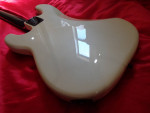 2019 Fender Duff McKagan Deluxe Precision Bass Guitar - White Pearl