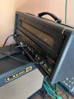 Line 6 DT25 Guitar Amplifier Half Stack with DT25 Head and Cabinet