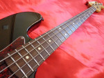 2000 Fender MIM Deluxe Active Jazz Bass Guitar Black - $675