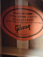 Gibson J45 50s faded