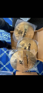 WUHAN 457 3 piece cymbal pack