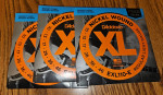 D'Addario EXL110-E Nickel Wound Electric Guitar Strings x3 new Packs