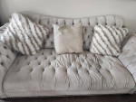 Sofa with chaise lounge