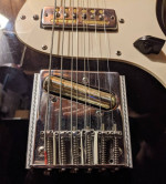 Fender 8 String Baritone Teisco Goldfoil Dano Lipstick Electric Guitar