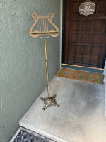 Vintage Brass Sheet Music Stand