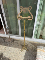 Vintage Brass Sheet Music Stand