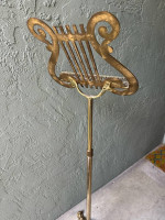 Vintage Brass Sheet Music Stand