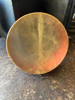 Red Frame Drum w/calfskin 15”