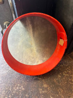 Red Frame Drum w/calfskin 15”