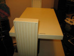 Metal Music/Computer Workstation Desk With 4" Castors