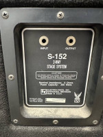 Mackie PA amp, mixer, and 15” EV speakers