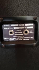 Rivera knucklehead reverb head+