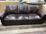 Brown Leather Sofa