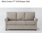 Living Spaces Full Sleeper Sofa
