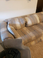 8-Ft. 3-In. Sofa/Couch, No tears or Rips