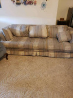 8-Ft. 3-In. Sofa/Couch, No tears or Rips
