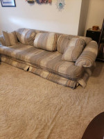 8-Ft. 3-In. Sofa/Couch, No tears or Rips