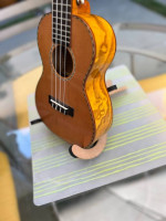 Ohana CK-50WG Solid Cedar Top Concert Ukulele Bundle