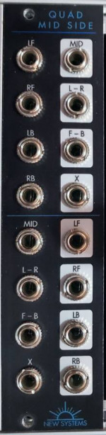 FS/FT Eurorack Quad Mid Side, Neuron, Amplaer