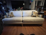 White/Beige Sofa
