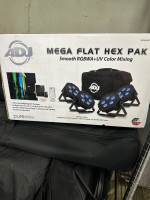 ADJ American DJ Mega Flat Hex Pak - NEW