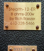 The Raezer's Edge Stealth 12 ER speaker cabinet