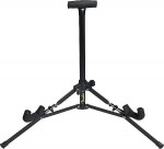 Two Fender electric guitar stands