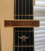 Thalia capo - gold with celtic wood inlay, first generation