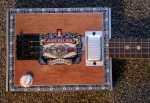 3 String Cigar Box Guitar , American Sun Glo
