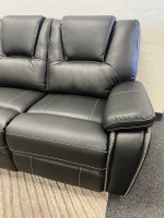 Power reclining sofa and loveseat