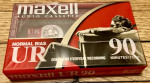 MAXELL Blank Audio Cassette 90 minutes RECORDING - BRAND NEW SEALED