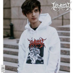 POLYPHIA Official Band Merchandise White Pullover Hoodie