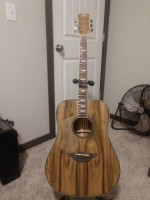 Left hand acoustic guitar