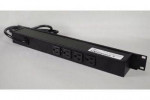 Wiremold Legrand Rackmount, 125V, 15A, 20"L, 8 Outlets 15ft Cord J08B2