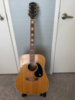 Vintage Epiphone Excellente Acoustic Electric Guitar