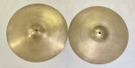Vintage 1950s/60s Zildjian 14" Hi-Hats Mismatched Pair