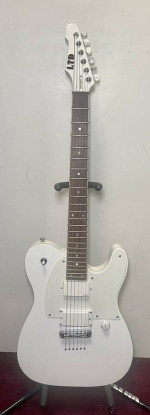 ESP LTD TED-600T Ted Aguilar Signature Snow White Electric Guitar 2018